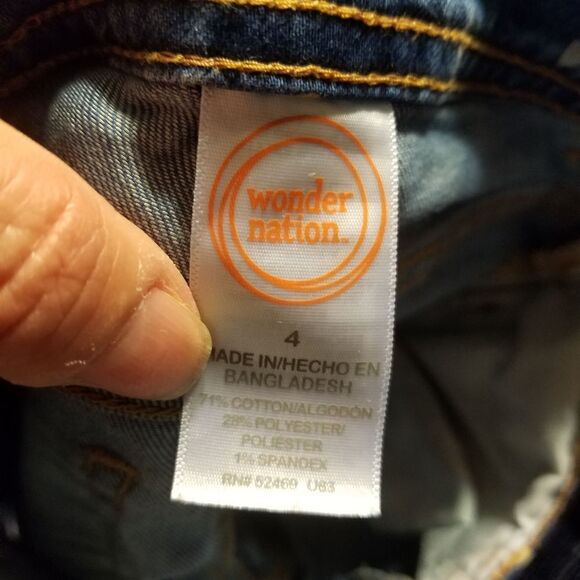 Wonder Nation jean shorts size 4 - Picture 2 of 3